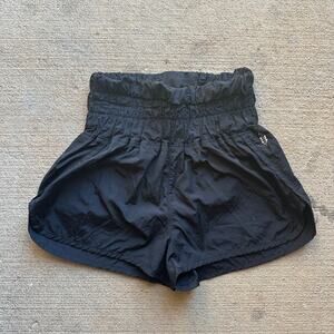 Free People Movement The Way Home Shorts Women's Small Black High Waist Shorts